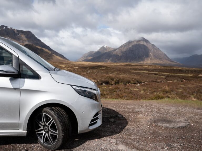 Enjoying a famous Perthshire landmark mountain as part of tour