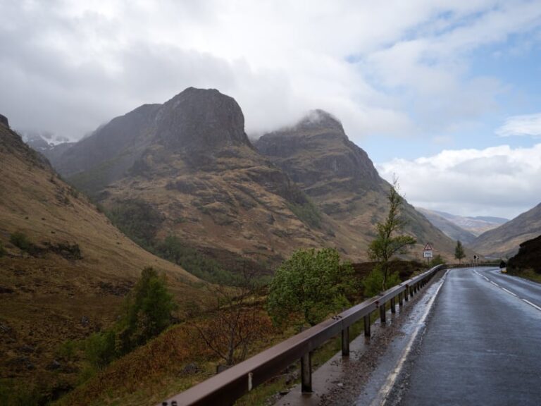 On the road in Scotland